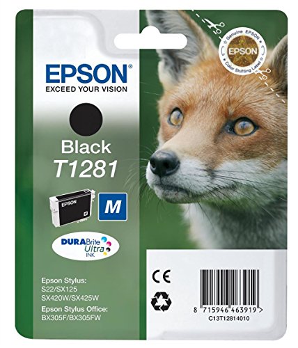 Tinteiro EPSON T1281 Preto (C13T12814010) Epson - Cartuchos de toner e jato de tinta - preto, epson, t1281