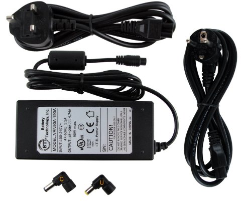 Adaptador e transformador BTI AC-U90EU-AR Origin Storage - Adaptadores de energia e carregadores - interior, acer aspire, ac-ca, preto