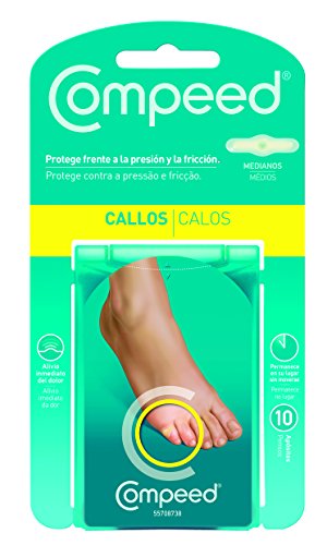 Ceróticos para Callos Médios 10 Unidades Compeed - Cuidados para calos e calosidades - callos, úlceras, feridas cutâneas, 10 unidades