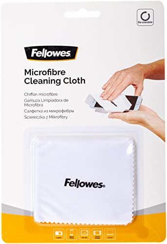 Kit de Limpeza FELLOWES Microfibra (PC e Mobile) Fellowes - Limpeza de eletrônicos - microfibra, 160g, branco, limpeza