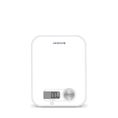 Balança de Cozinha sem Fio Create PONDUS | Branco IKOHS - Balanças de medição - balança, cozinha, sem fios, create pondus, branco