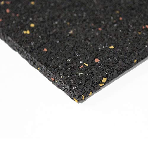 Tapete de Fitness LESTARE 6 mm (Multicor - 125 cm x 0.9 m) Lestare - Materiais de Construção Civil - antideslizante, anti-fatiga, isolamento acústico, alta capacidade absorção