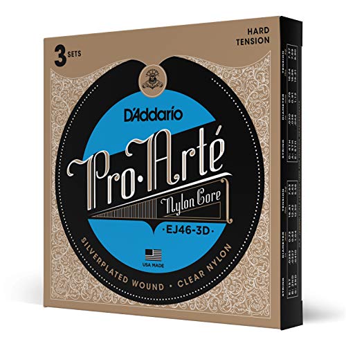 Set Cordas Guitarra Clássica DADDARIO CORD SET 450/500W EJ46-3D D'Addario - Acessórios para instrumentos musicais e orquestra - cordas, guitarra clássica, daddario, set de cordas