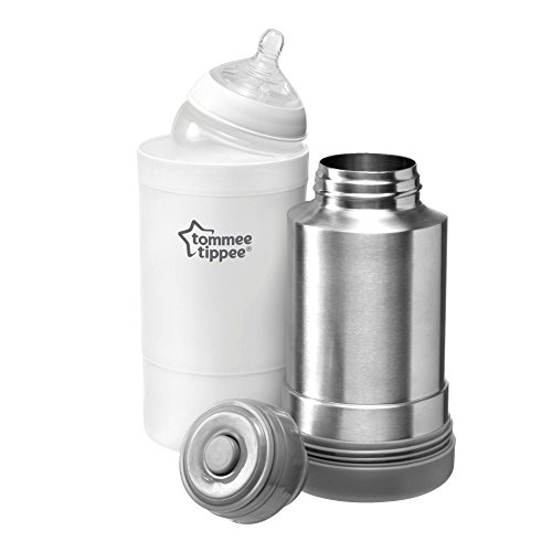 Máquina de Aquecimento de Leite Tommee Tippee Travel Bottle and Food Warmer | Branco Tommee Tippee - Eletrodomésticos - inox, branco, sem fios, lava mão