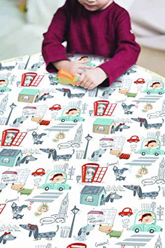 Toalha de Mesa MR. HULE Kids (PVC - Azul) Mr.Hule - Toalhas de mesa - pvc, azul, kids