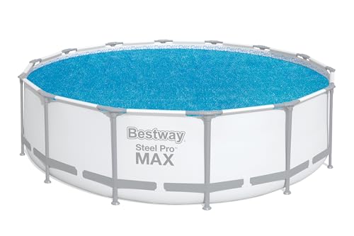 Capa de proteção contra o sol piscina BESTWAY 58252/24 (Azul) Bestway - Coberturas de piscina e panos de chão - proteção solar, piscinas hincháveis, resistente UVA, 417 cm