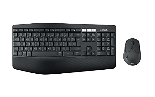 Teclado Wireless Logitech MK850 Perfil Alto Preto Logitech - Conjuntos de acessórios de computador - wireless, perfil alto, preto