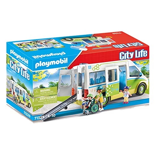 Playmobil City Life 71329 School Bus (Idade Mínima Recomendada: 4 anos) PLAYMOBIL - Brinquedos - playmobil, city life, 71329, autocarro escolar, 4 anos