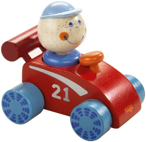Brinquedo sobre Rodas HABA Carro de corrida (3 anos) HABA - Carrinhos de brinquedo - carro corrida, 3 anos, rodas, manetes
