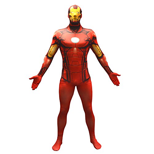 Fato Unisexo DISFRAZZES Homem De Ferro Basic Morphsuit Azul (Tam: M) Morphsuits - Fantasias - unisex, homem de ferro, azul, tamanho m