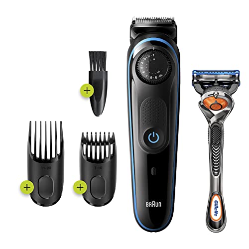 Aparador de Barba BRAUN Bt3240 (Autonomia 60 min - Mista) Braun - Barbear e cabelo - autonomia 60 min, recarregável, preto