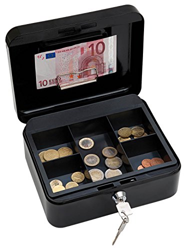 Caixa de Moeda WEDO 145 221H (Preto - Aço) Wedo - Caixas de dinheiro - preto, aço