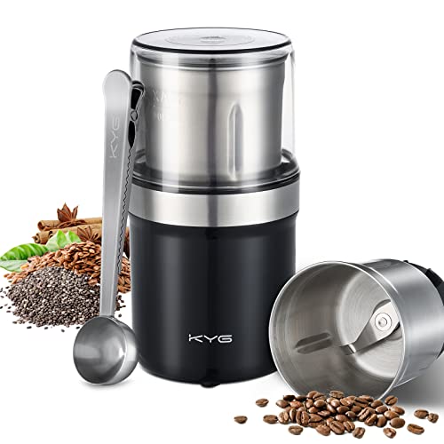 Moinho Elétrico KYG com Copo Extraível (300 W) KYG - Moedores de café - moinho elétrico, kyg, copo extraível, 300 W