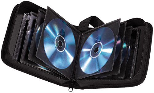 Bolsa para Discos Óticos HAMA 00107193 | Preto Hama - Estojos e organizadores de cd/dvd - 20 CDs, preto, nylon
