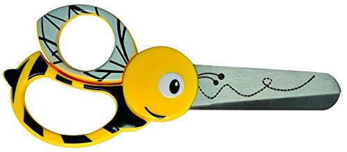 Tesoura FISKARS Bee (Idade Mínima Recomendada: 4 anos) Fiskars - Tesouras de poda - 5 cm, aço inoxidável, ponta arredondada, segurança