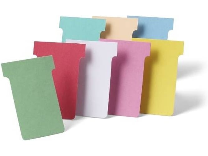 Cartões de Notas NOBO T-Card Violeta (92mm) Nobo - Fichas de índice - 92mm, 170g/m², a4, 100 unidades