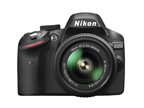 Máquina Fotográfica Reflex NIKON D3200 (24 MP - Sensor: FX - ISO: 100 a 6400) Nikon - Câmeras - máquina fotográfica, nikon d3200, sensor fx, 24.1mp, iso 100-6400, vídeo hd 1080p