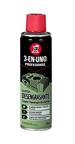 Produto de Limpeza Líquido 3 EN 1 PROFESSIONNEL Super Spray Desengraçante 3 EN 1 - Soluventes, removedores e diluentes - 3 em 1, desengrasante, super spray, óleo, graxo