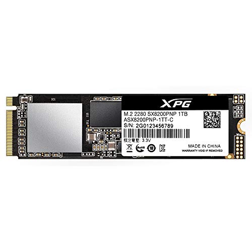 Disco SSD Interno ADATA ASX8200PNP-1TT-C (1 TB - M.2 PCI-Express - 3500 MB/s) ADATA - Discos rígidos - 1 tb, m.2 pci-express, 3500 mb/s