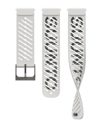 Bracelete para Relógios ANAITH 22 Ath5 Silicone (Branco - 12.7x2cm) Suunto - Pulseiras de relógio - silicone, branco, 12.7x2cm