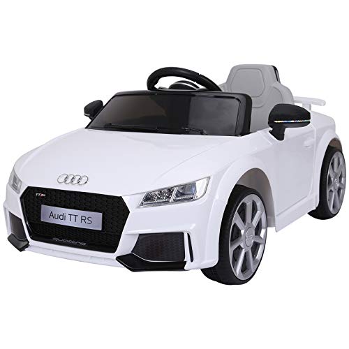 Carro Elétrico HOMCOM com Controle Remoto (3-8 anos) HOMCOM - Veículos elétricos de passeio - volante, pedal aceleração, luzes, som, bateria 12V