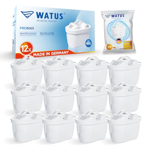 Filtro de Água WATUS 12 Unidades (Recondicionado Como Novo) Watus - Cartuchos de filtro de água - 12 unidades, fácil de limpar, resistente, plástico