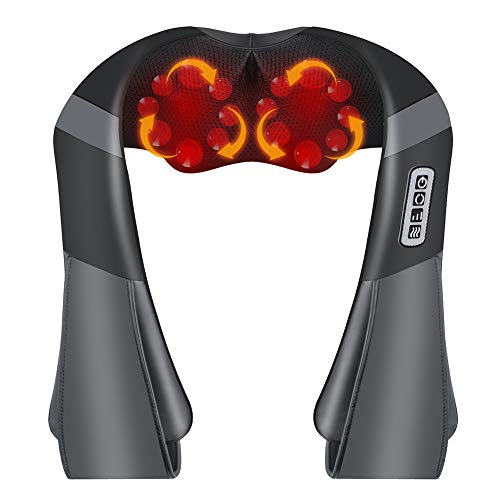 Massajador Elétrico SHIATSU Mfg-01 (Preto) Duomishu - Massageadores - elétrico, shiatsu, preto