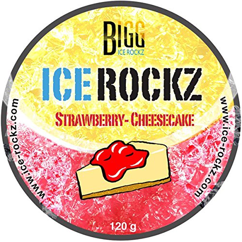 Bigg Ice-Rockz 120G Rock Candy Strawberry Bigg - Acessórios de fumar - fumaça suave, vaporização eficiente, aromas deliciosos, 120g