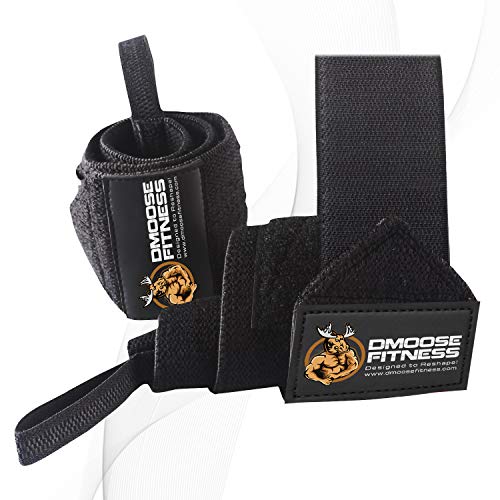 Muñequeras DMOOSE FITNESS (Talla única) DMoose Fitness - Luvas de levantamento de peso e suportes para as mãos - fitness, talla única