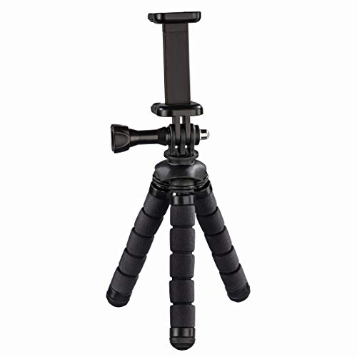 Tripé HAMA Flex (Smartphone - Altura Máx.: 120 cm - Alumínio) Hama - Peças e acessórios para câmeras - smartphone, 120 cm, alumínio, gancho