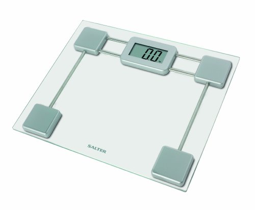 Balança Digital SALTER 1116 (Peso máximo: 180 kg) Salter - Balanças de peso corporal - 180 kg, lcd, vidro, branco
