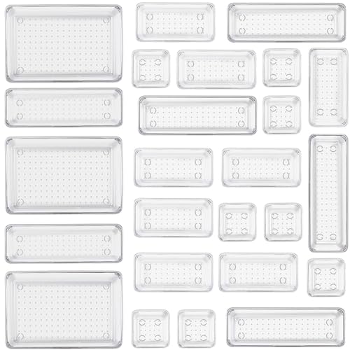 Conjunto de Organizadores COLLAZOEY 25 Peças Collazoey - Organizadores de gavetas para casa - 25 peças, plástico, organizadores