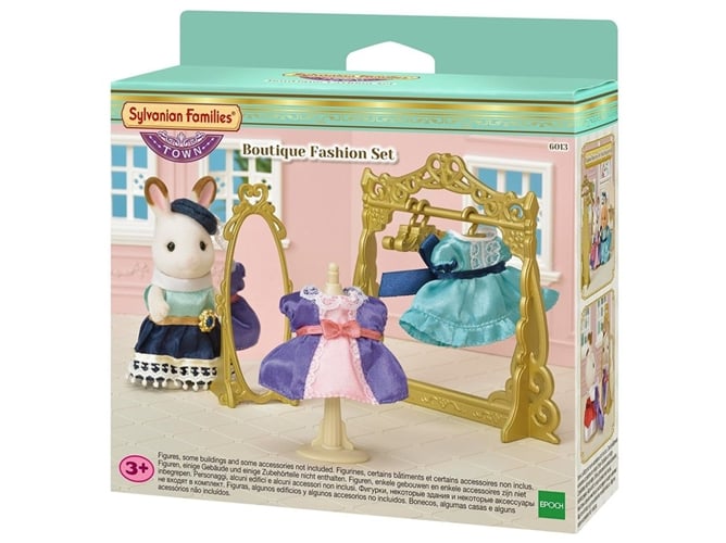 Boneca SYLVANIAN FAMILIES 6013 (Idade Mínima: 4) SYLVANIAN FAMILIES - Conjuntos de brinquedos - vestido, acessórios, espelho, cadeira