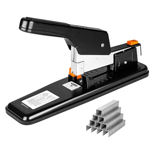 Agrafador AMZBASICS (90 folhas - Até: 6 mm) Amazon - Agrafadores - 90 folhas, 6 mm, design ergonômico, metal