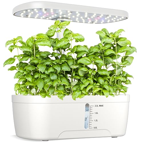 Kit de Cultivo GOLUMUP Hydroponic System com Luz Led e Programador GOLUMUP - Vasos e canteiros - cultivo hidropônico, luz LED, programador automático, 6 cápsulas