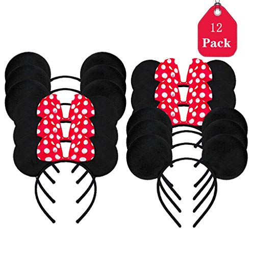 Acessório de Fantasia AMYCUTE 12 Peças Diadema De Orelhas De Rato Amycute - Brincadeira de faz de conta - diadema, orelhas, ratos, fantasia