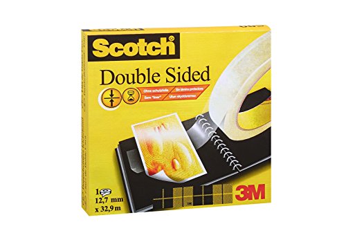 Fita Adesiva SCOTCH-BRITE Double-Sided Tape Scotch - Fitas adesivas de escritório - fita adesiva, scotch-brite, dual face, resistência ao envelhecimento, adesivo permanente