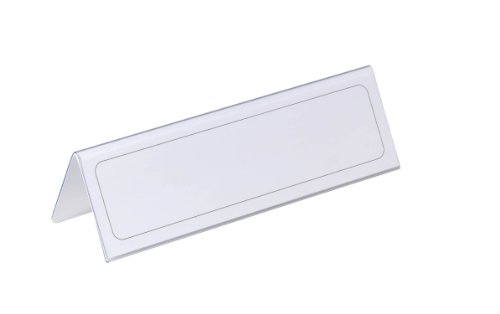 Etiquetas para impressão DURABLE 805219 Durable - Organizadores de mesa - etiquetas, impressão, durável, transparente, 210x122mm