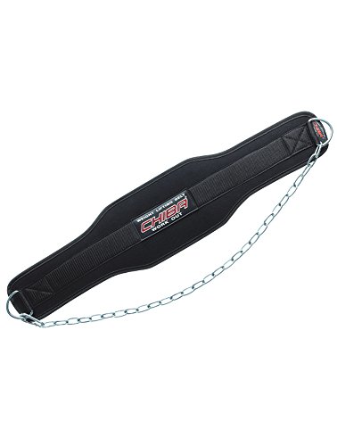 Faixa de Treino CHIBA Dipping Belt (Preto) Chiba - Cintos de levantamento de peso - treino, dipping belt, preto