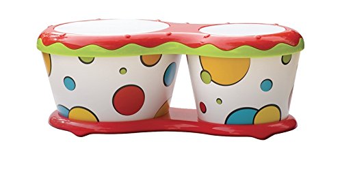 Instrumento musical para crianças HALILIT Baby Bongo Drum BSM - Brinquedos - crianças, coordenação, criatividade, tambor