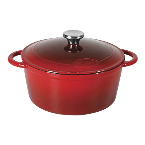 Caçarola SITRAM (Vermelho - Aço Inoxidável - 6.3 x 21.5 cm) Sitram - Fornos holandeses - aço inoxidável, 6.3 x 21.5 cm, tampa, 5 litros