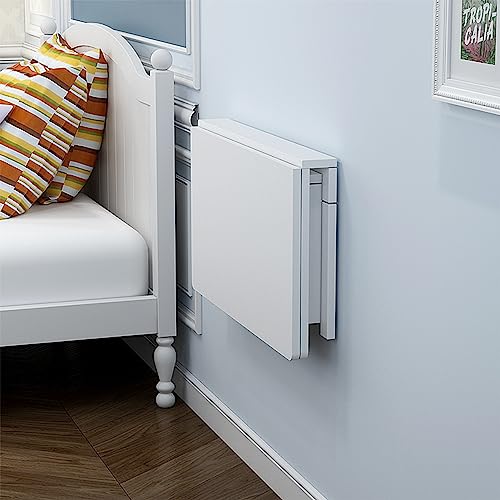Secretária MELISEN (Branco - Metal - 90x50x75 cm) MM MELISEN - Mesas dobráveis - branco, metal, 90x50x75 cm