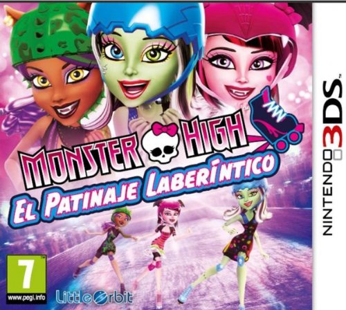 Jogo Nintendo 3Ds Monster High: Skultimate Roller Maze (En) Generica - Software de jogos de vídeo - nintendo 3ds, monster high, skultimate roller maze, corrida de patinagem, personagem favorito