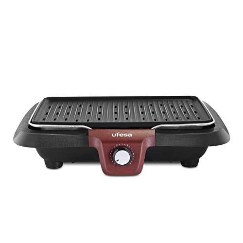Grelhador Eléctrico UFESA BB7650 (2000W) Ufesa - Torradeiras e grelhadores - grelhador elétrico, ufesa bb7650, 2000w, antiaderente