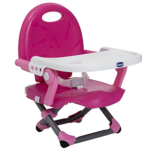 Cadeira de Refeição CHICCO Pocket Snack Rosa Chicco - Cadeiras altas e assentos elevatórios - cadeira, refeição, chicco, pocket snack, rosa