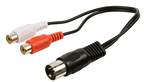 Cabo de Áudio VALUELINE (RCA - Jack 3.5mm - 20 cm - Preto) Valueline - Cabos de áudio e vídeo - RCA, jack 3.5mm, 20 cm