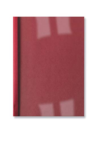 Pack 100 Capas para Encadernação GBC IB386025 A4 Vermelho GBC - Pastas Organizadoras - vermelho, pvc, a4, 100 capas