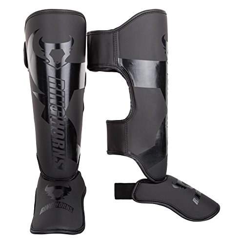 Conjunto de 2 Espinilleras RINGHORNS (Tamanho Único) Venum - Protetores de canela de mma - conjunto, 2 espínilleras, polipropileno, borracha