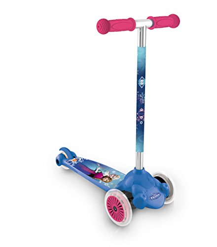 Trotinete MONDO 3 Rodas Twist And Roll Frozen Mondo - Brinquedos - 3 rodas, design único, rodas inclináveis, apoio para pés