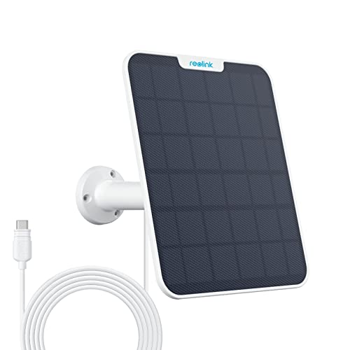 Painel solar Reolink 6W (Branco) para câmaras de segurança REOLINK - Painéis solares - 12 v, compatível Reolink, 6 w, solar-bateria